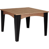LuxCraft Island Dining Table (44" Square) - IDT44SCHB