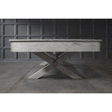 Iron Smyth The Crossbones 8' Slate Pool Table - White Wash - ISAF-90080-Whitewash