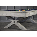 Iron Smyth The Crossbones 8' Slate Pool Table - White Wash - ISAF-90080-Whitewash