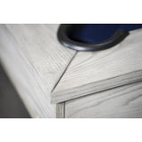 Iron Smyth The Crossbones 8' Slate Pool Table - White Wash - ISAF-90080-Whitewash