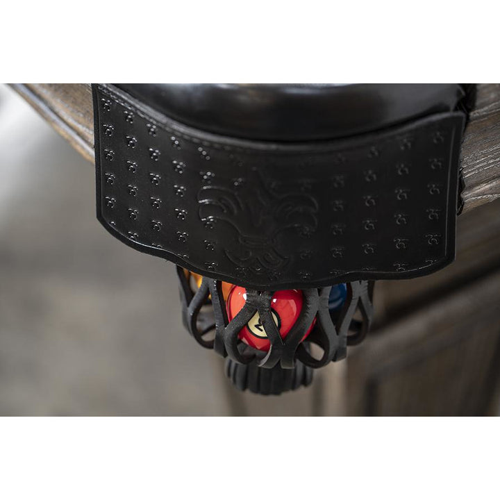 Iron Smyth The Don 8' Slate Pool Table - Brown Wash - ISAF-90010-Brownwash