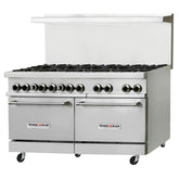 Inferno Blaze IB-GR-60 60” wide, 10 Burner Range, 2 Ovens - IB-GR-60