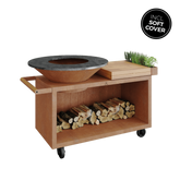 OFYR Island Corten 100 PRO Teak Wood - OI-100-PRO-TW