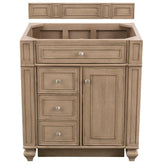 James Martin Vanities Bristol Collection 30 in. Single Vanity in Whitewashed Walnut, Cabinet Only - 157-V30-WW