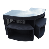 Canadian Spa Corner Bar Set - Square Surround Furniture