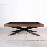 Playcraft Stella 8' Slate Pool Table, Walnut Gray - PTSTEWAG08