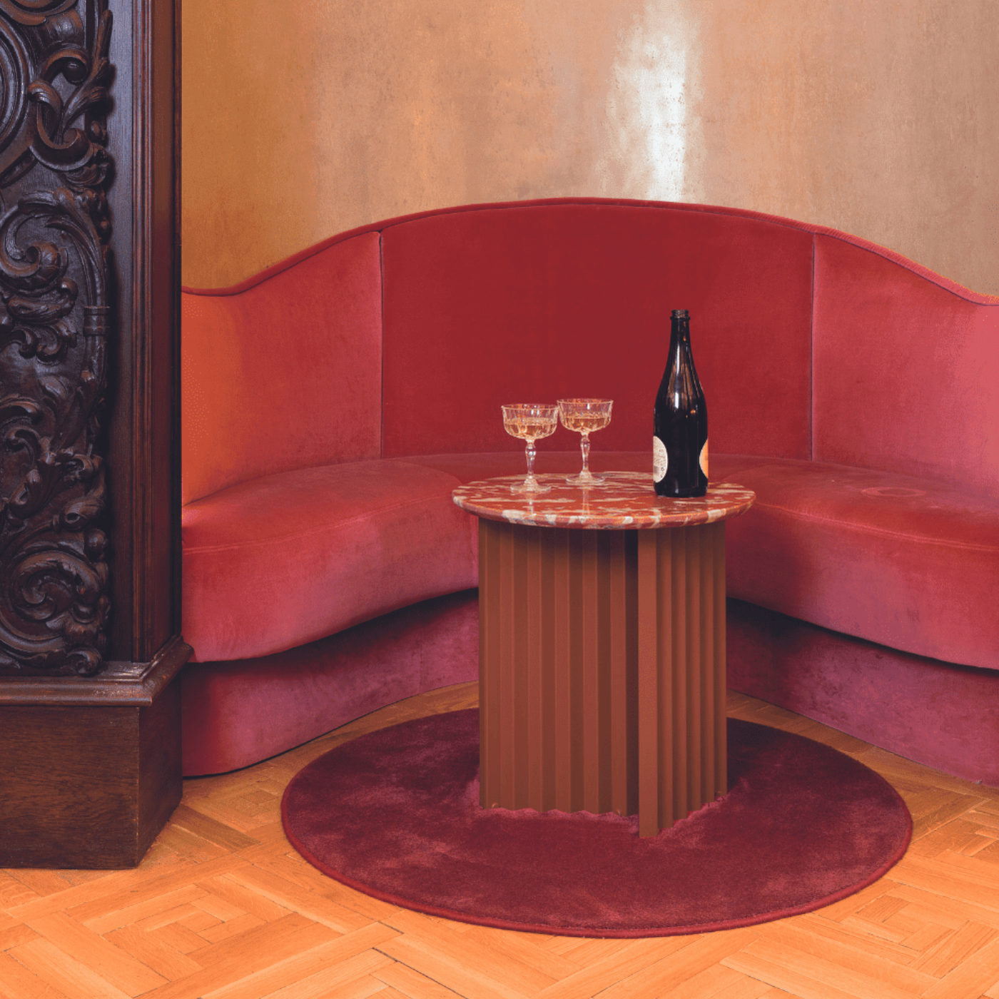 Rs Barcelona - Plec 50 Small Round Coffee Table