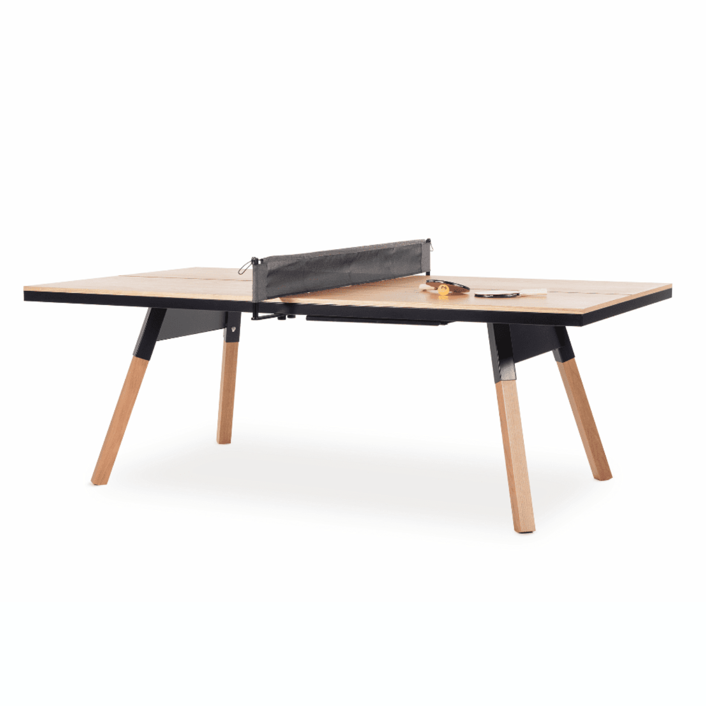 Rs Barcelona - You and Me Oak Indoor Modern Ping Pong Table