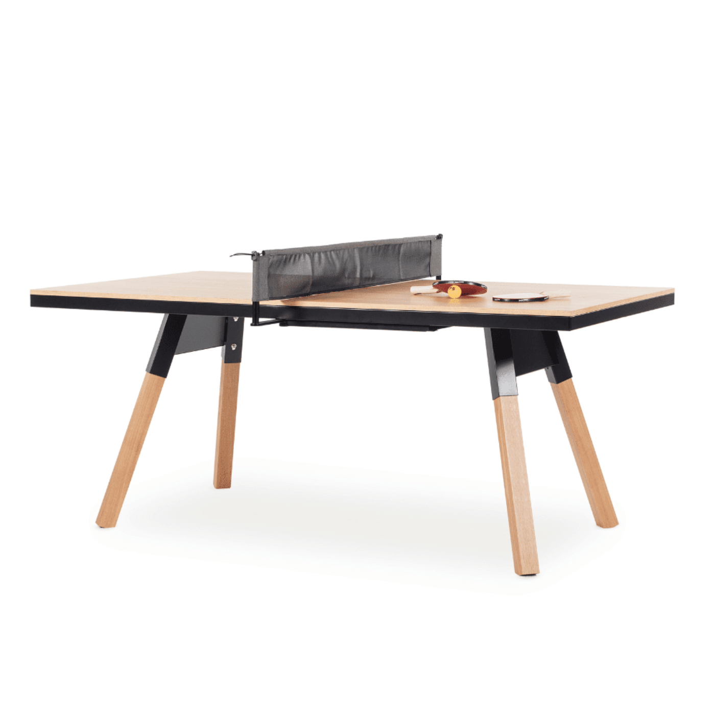 Rs Barcelona - You and Me Oak Indoor Modern Ping Pong Table