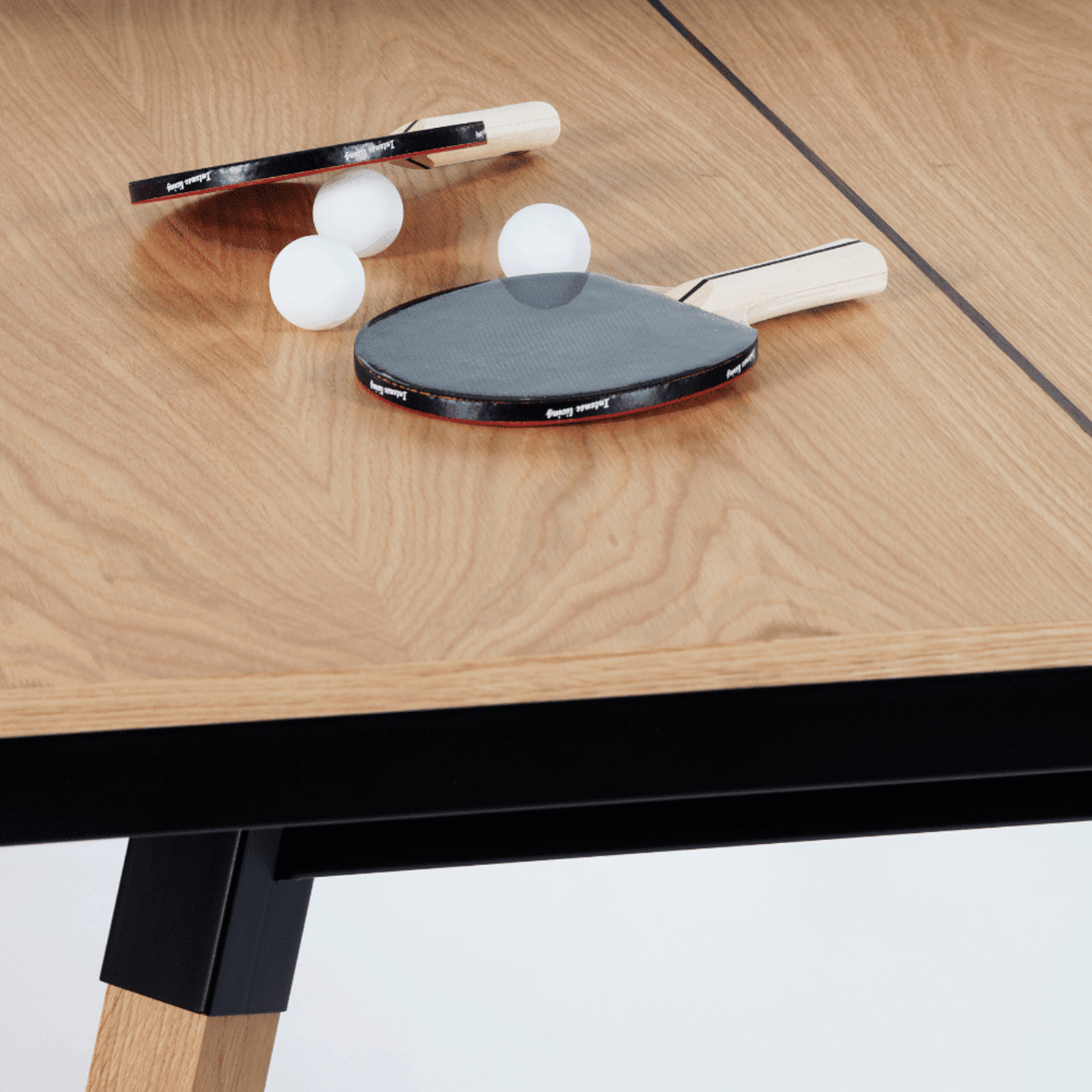 Rs Barcelona - You and Me Oak Indoor Modern Ping Pong Table