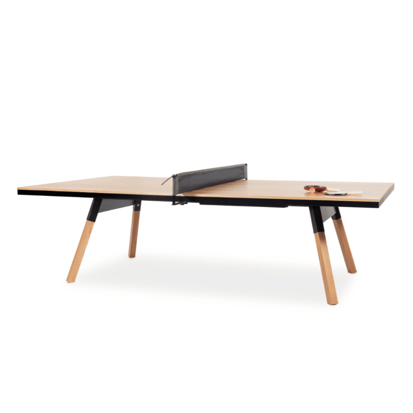 Rs Barcelona - You and Me Oak Indoor Modern Ping Pong Table