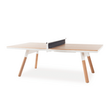 Rs Barcelona - You and Me Oak Indoor Modern Ping Pong Table