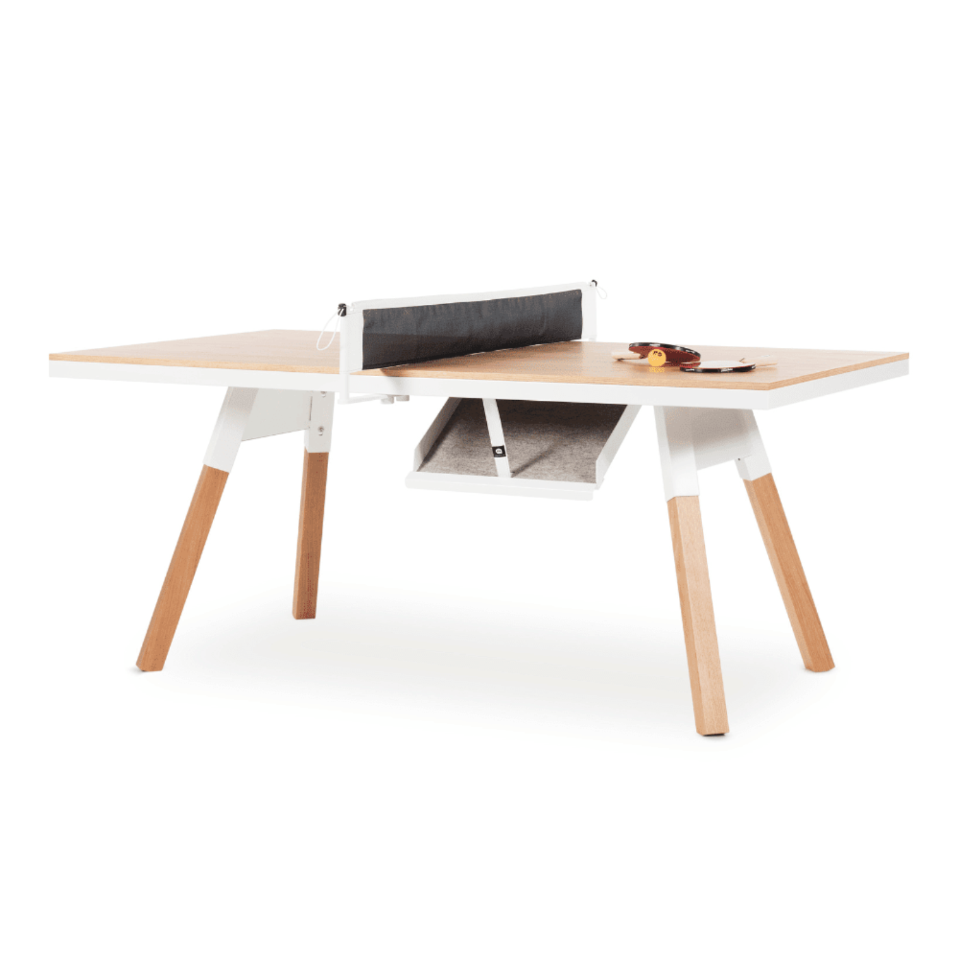 Rs Barcelona - You and Me Oak Indoor Modern Ping Pong Table
