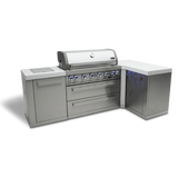 Mont Alpi 6-Burner Island With a 90-Degree Corner - MAi805-90