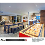 Hudson Shuffleboards Solid Wood Top Rail for Shuffleboard