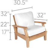 Royal Teak Collection Miami Chair - MIACH