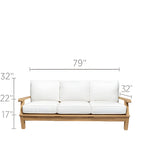 Royal Teak Collection Sofa / 3 Seater - MIA3
