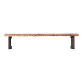 Moe's Home Collection Bent Bench Large Smoked VE-1029-03