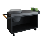 OFYR Kamado Table Black 135 PRO Concrete BGE - O-K-T-B-135-PRO-CC-BGE
