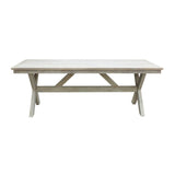 OUTSY Santino 83 Inch Wood Dining Table - 0ASAN-WT-GR