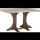 LuxCraft 6' Rectangular Picnic Table - P6RPTCHB