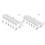 Palram Canopia | Arcadia Alpine RV Carport 12x42x11.5 ft - HG9129