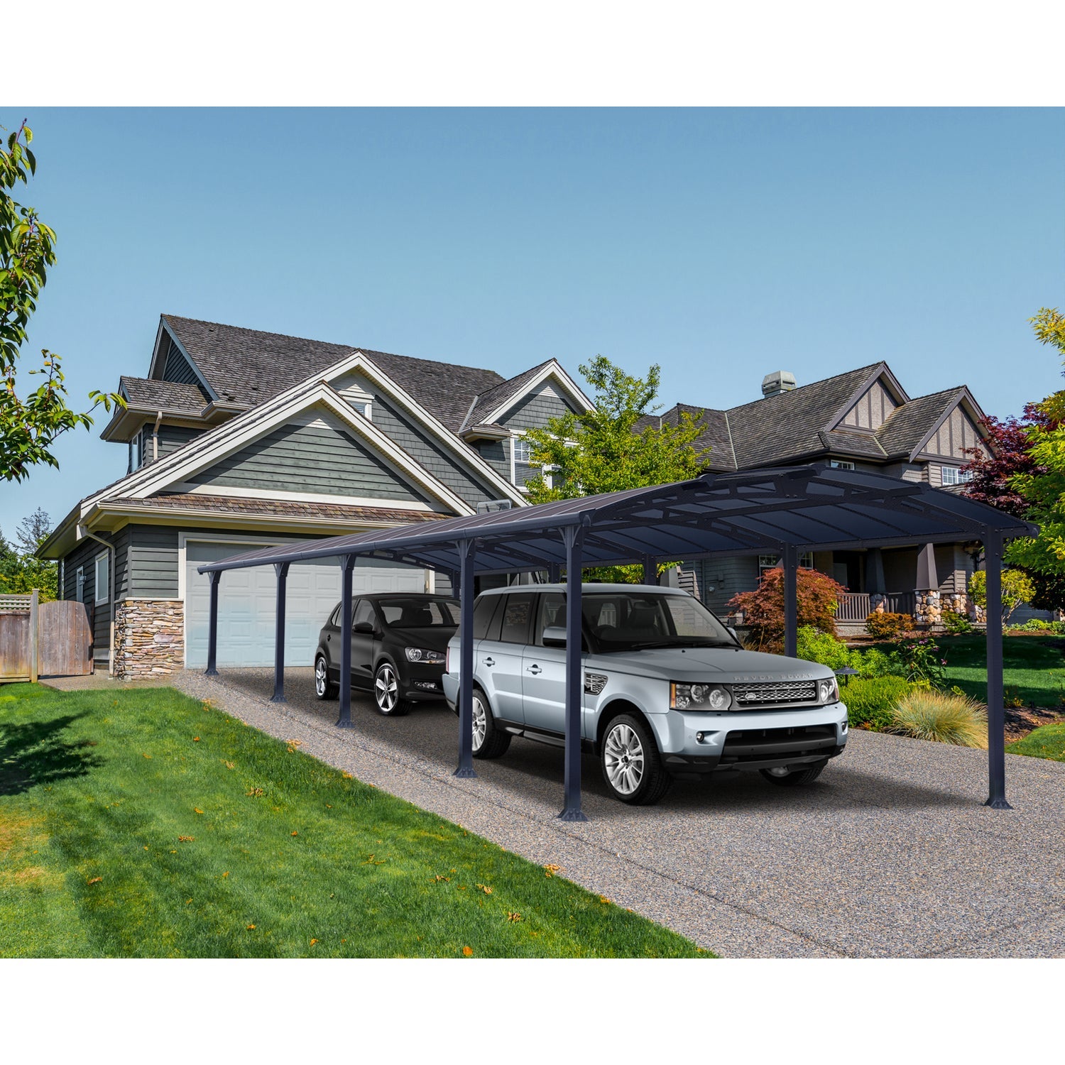 Palram Canopia | Arcadia 5000 Carport 12x35x8 ft - HG9113