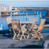 Royal Teak Collection Large Sailor Folding Table- 47” Round - SFR47