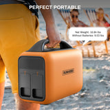 RALLYE 600 PRO 1296Wh/600W. Portable power station with 100W solar panel)PS-TSP-H4EAUS-US