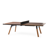 Rs Barcelona - You and Me Walnut Indoor Modern Ping Pong Table