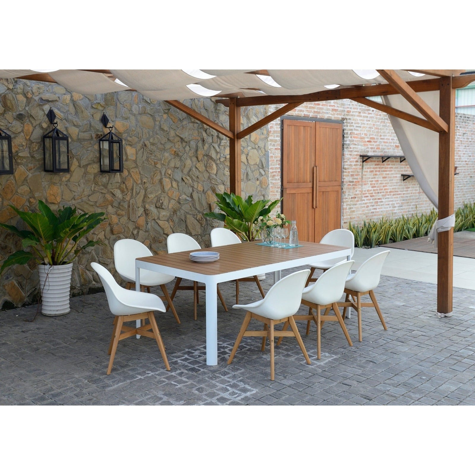Midtown Concept Portals Rectangular Outdoor Dining Table - SC PORTALS_RECTABLE