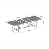 Midtown Concept Leyland Table & 10 Catalina Stacking Armchair - LEYLOT_10CATA