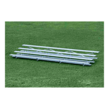 4 Row Low Rise Aluminum Bleachers - TR-0415ALRSTD