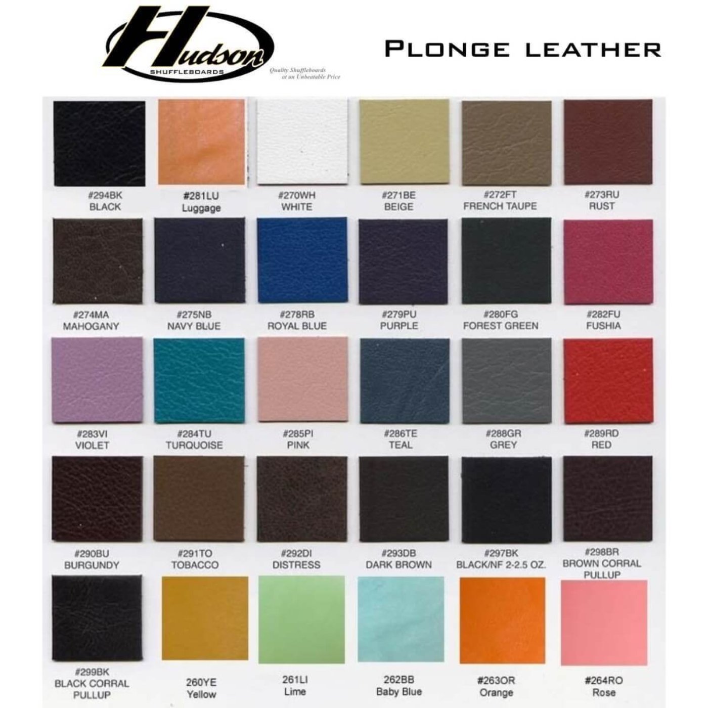 Hudson Shuffleboards Leather Wrapped Option for Shuffleboard