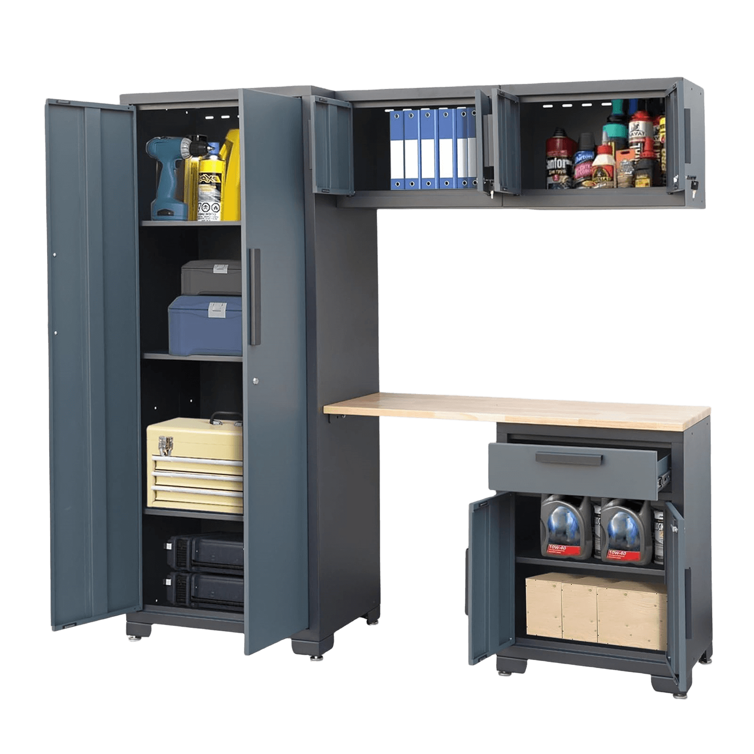 Chery Industrial 5-Piece Garage Storage Cabinet Set AGPZC30121002R