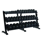 York Barbell Three Tier Tray Dumbbell Rack 69129