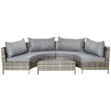 Outsunny 5 Piece Outdoor Patio Furniture Set - 860-081V01GY