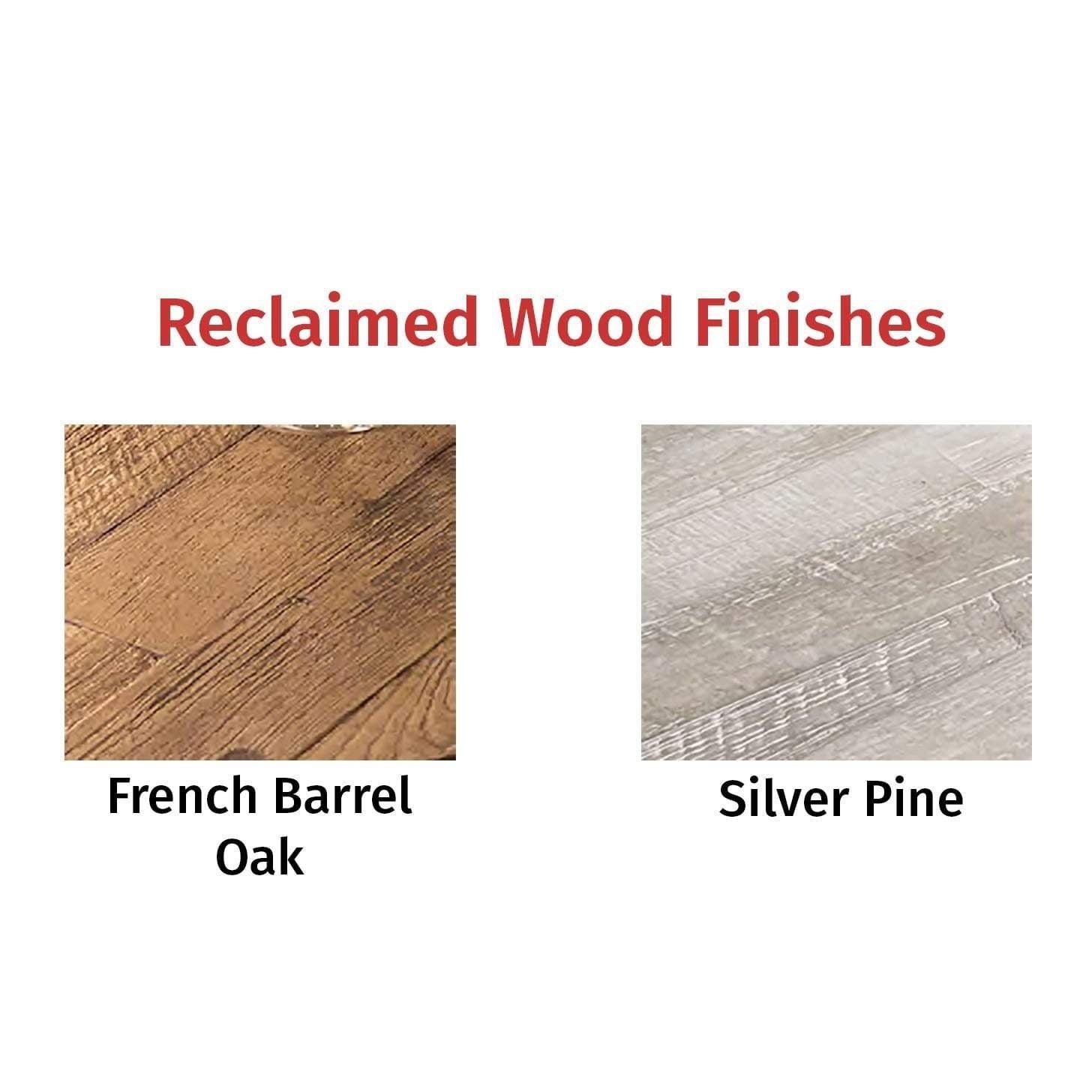 American Fyre Designs Reclaimed Wood Cosmo Square Dining Height Firetable - 640-BA-FO-M2NC