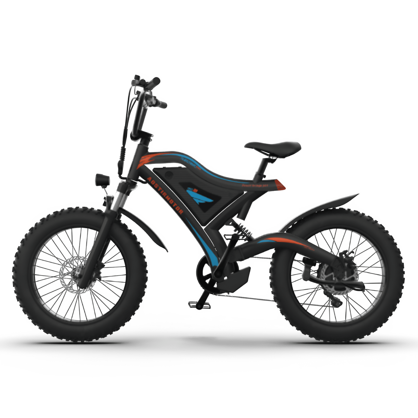 Aostirmotor S18-MINI 48V 500W Mini Fat Tire Electric Bike