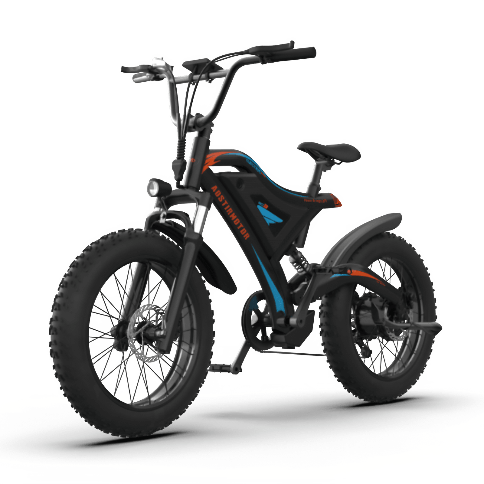 Aostirmotor S18-MINI 48V 500W Mini Fat Tire Electric Bike