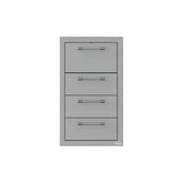 Alfresco 17- Inch Paper Towel Holder with Three Drawers - Axe-3drth-Sc