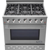 NXR 36 in. 5.5 cu.ft. Pro-Style Natural Gas Range with Convection Oven in Stainless Steel, - SC3611