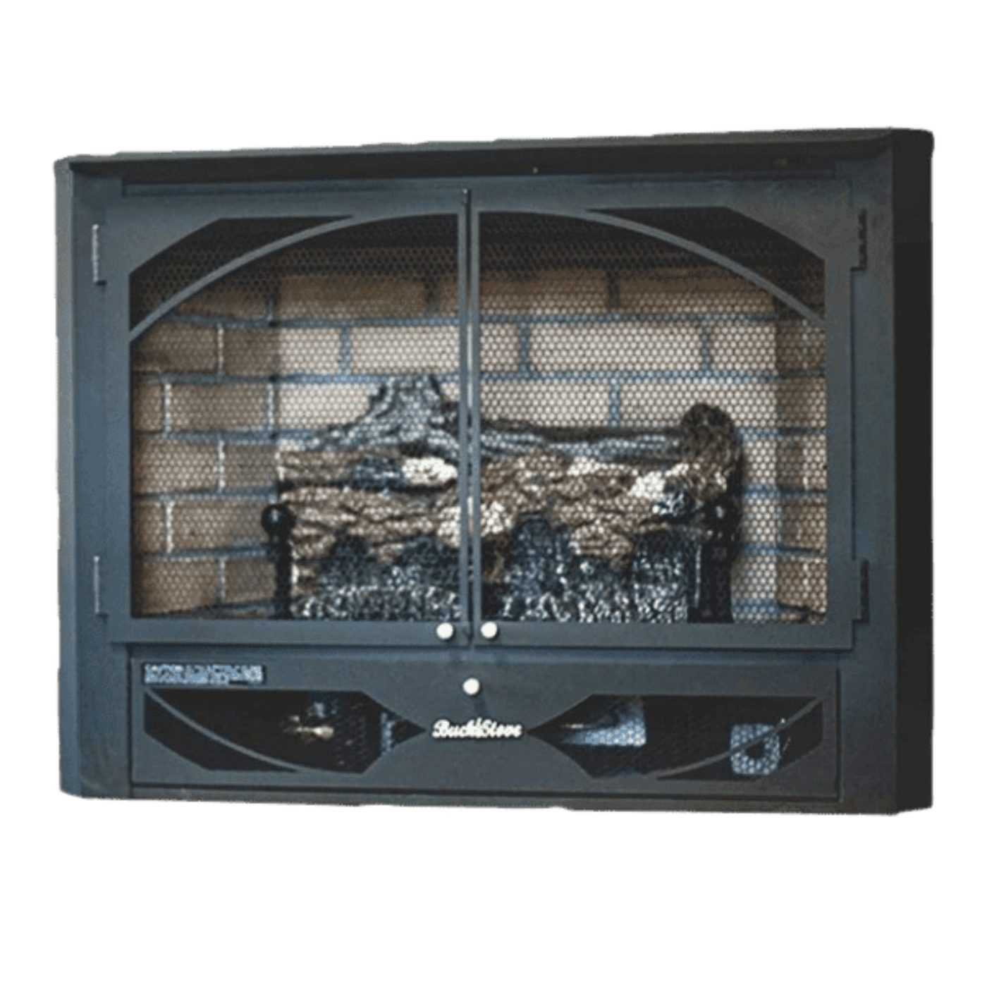 Buck Stove Model 384 33,000 BTU's Vent Free Gas Stove New - NV-3844LP-DOORS