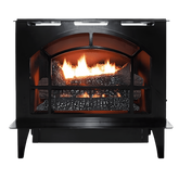 Buck Stove Townsend II 32,000 BTU's Vent Free Steel Series Gas Stove New - NVS-TOWNSEND-BLK-LP