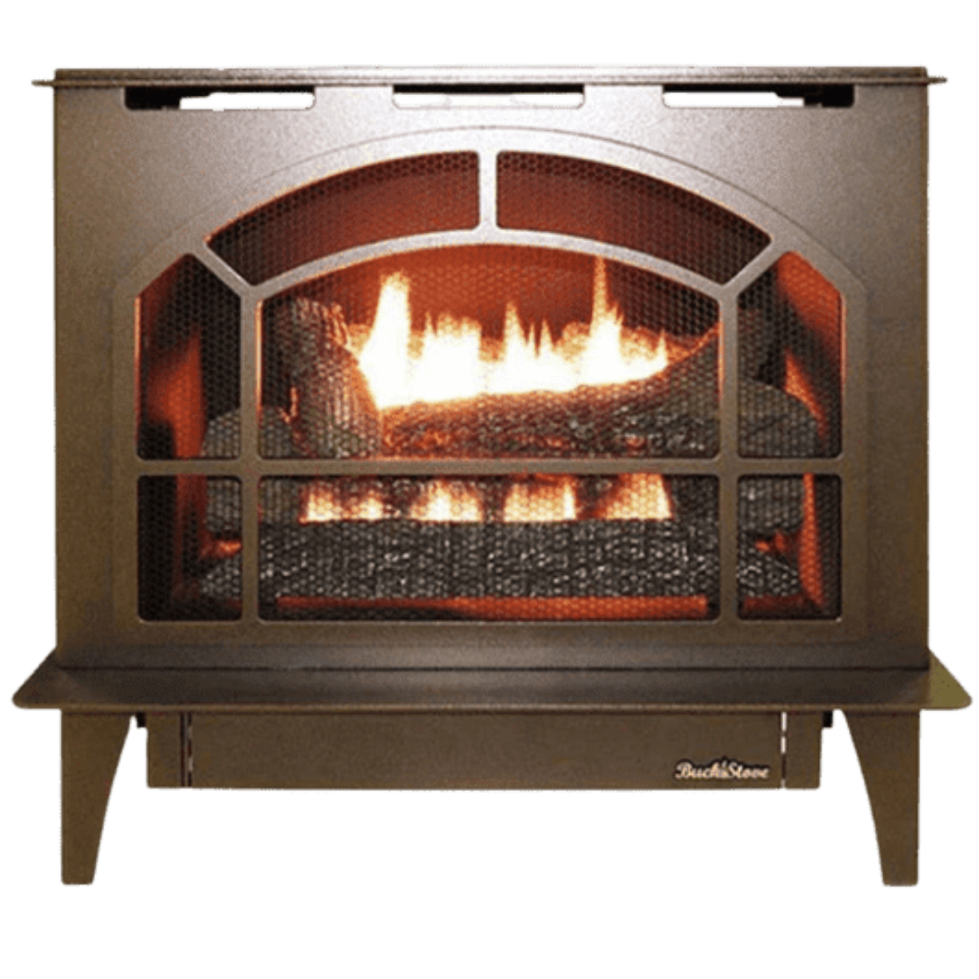 Buck Stove Townsend II 32,000 BTU's Vent Free Steel Series Gas Stove New - NVS-TOWNSEND-BLK-LP