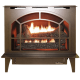 Buck Stove Townsend II 32,000 BTU's Vent Free Steel Series Gas Stove New - NVS-TOWNSEND-BLK-LP