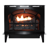 Buck Stove Townsend II 32,000 BTU's Vent Free Steel Series Gas Stove New - NVS-TOWNSEND-BLK-LP