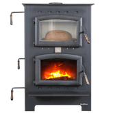 Buck Stove Homesteader Wood Burning Cook Stove 1,800 sq. ft. 28,901 BTU Black New - FP-HOMESTEADER