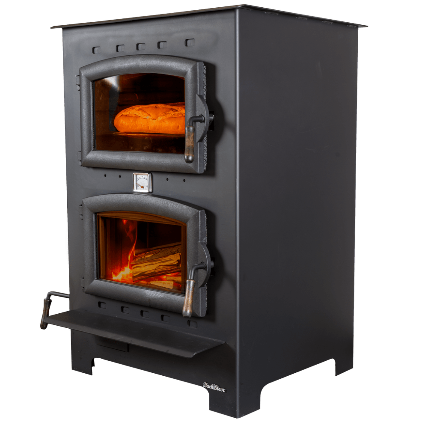 Buck Stove Homesteader Wood Burning Cook Stove 1,800 sq. ft. 28,901 BTU Black New - FP-HOMESTEADER