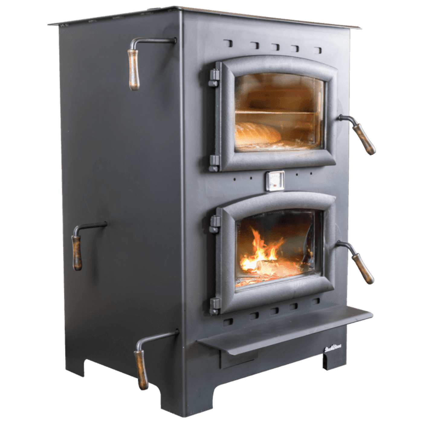 Buck Stove Homesteader Wood Burning Cook Stove 1,800 sq. ft. 28,901 BTU Black New - FP-HOMESTEADER